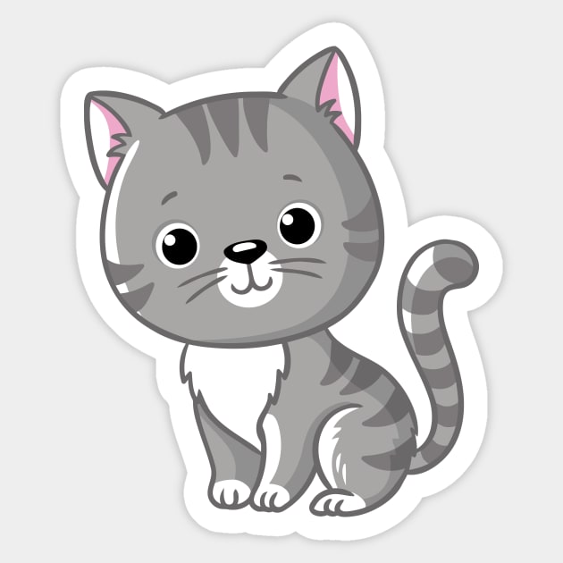 Cute kitten Sticker by endi318